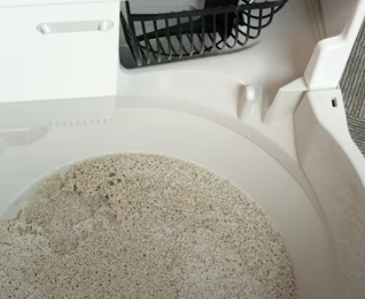 Cat Genie A.I. litter box washing phase