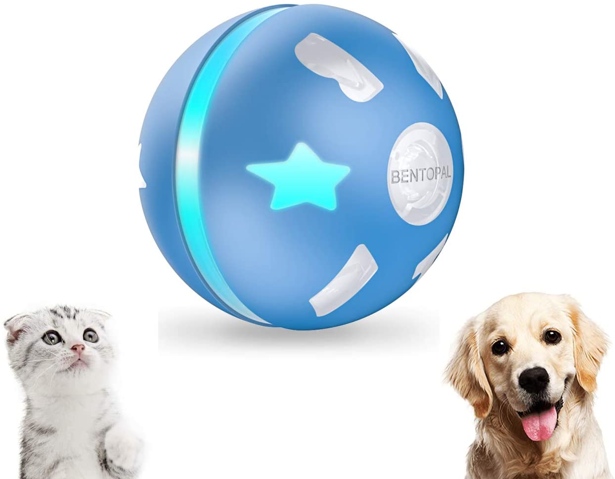 Petroid electronic ball for cats