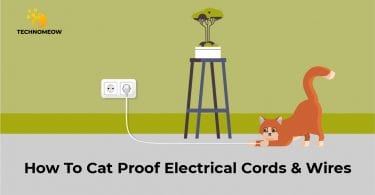 How to cat proof electrical cords & wires