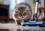 Cats scared of vacuum