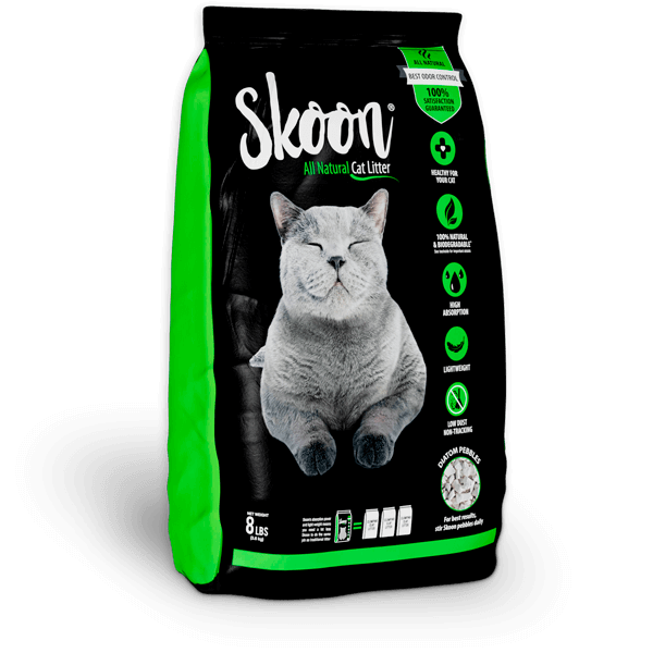 Skoon cat litter in a bag