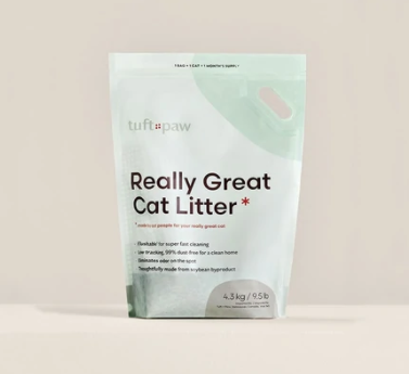 tuft paw cat litter with subscription option