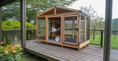 Cat Playpen on Deck