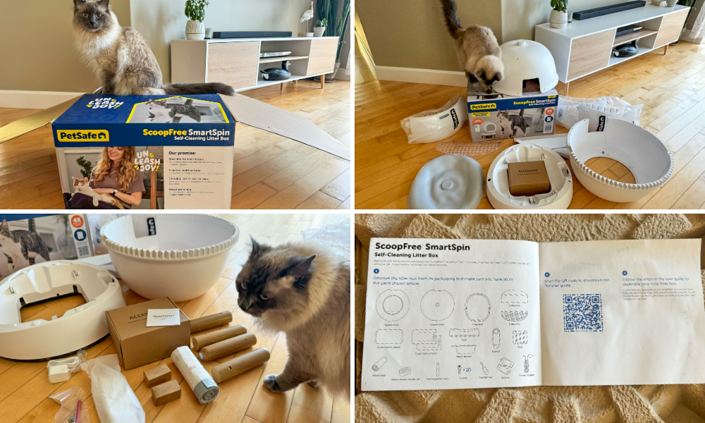 PetSafe SmartSpin Litter Box Setup and Assembly