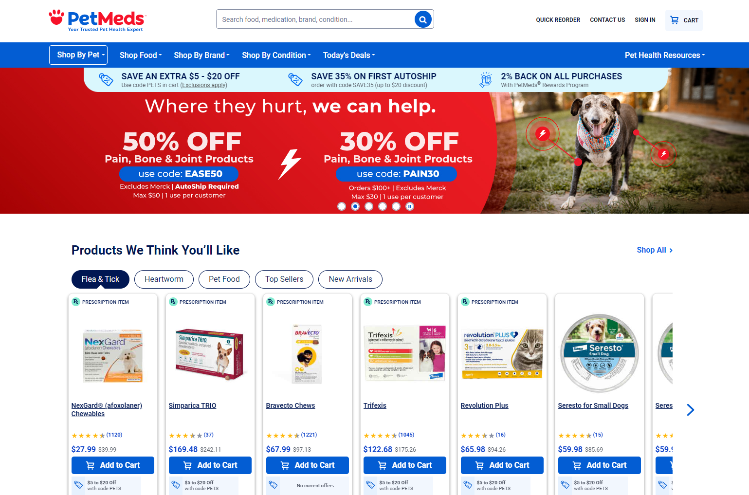 1-800 Pet Meds online pet medication pharmacy
