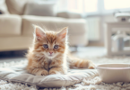 New Kitten Checklist - cat mat and bowl
