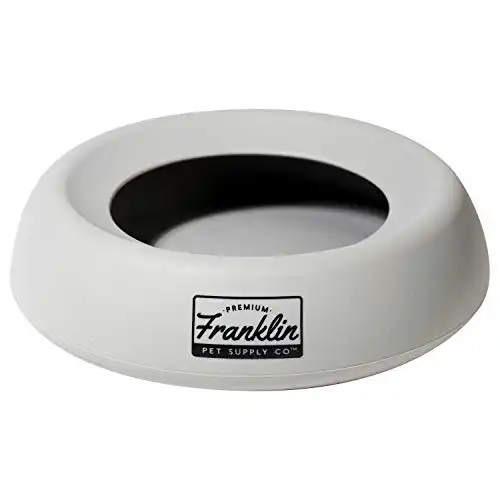 Franklin Sports Spill Proof Portable Pet Bowl for Travel