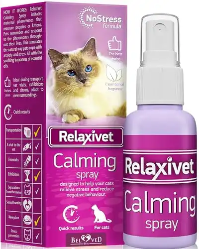 RELAXIVET Calming Pheromone Spray for Cats