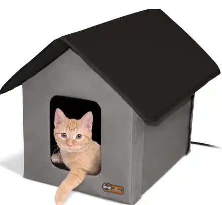 K&H Pet Products:  Outdoor Heated Kitty House Cat Shelter