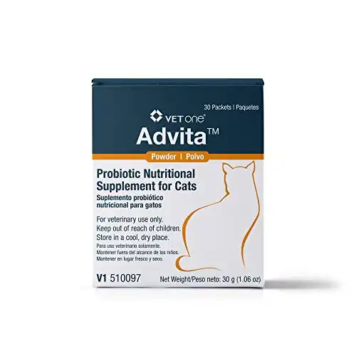 VetOne Advita Powder Probiotic Nutritional Supplement for Cats - 30 (1 gram) packets