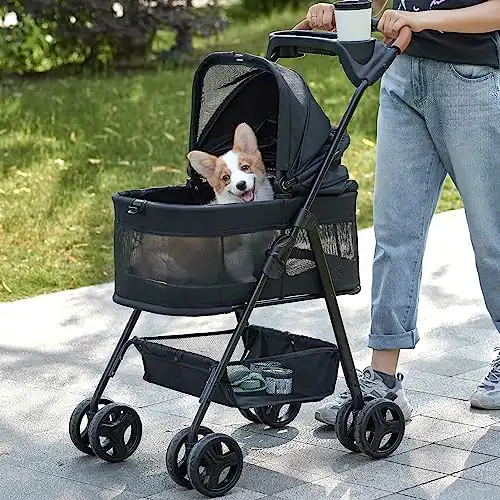 Zoosky 3 in 1 Folding Pet Stroller