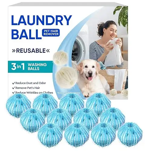 Scobuty Pet Hair Remover Laundry Balls