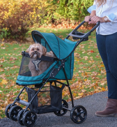 Pet Gear No-Zip Jogger Pet Stroller for Cats/Dogs, Zipperless Entry