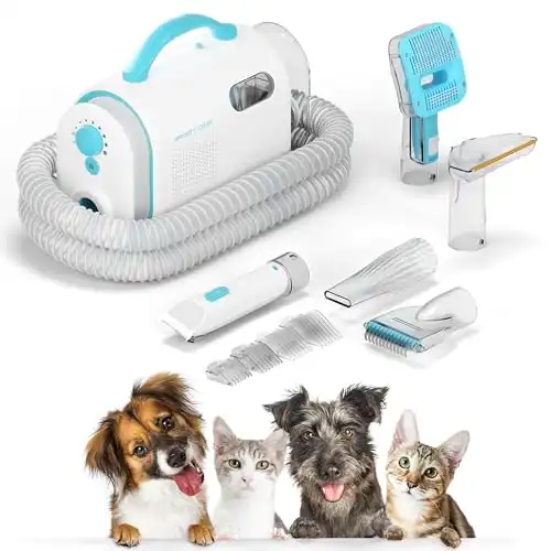 Uproot Clean Pet Grooming Vacuum Kit 7-in-1