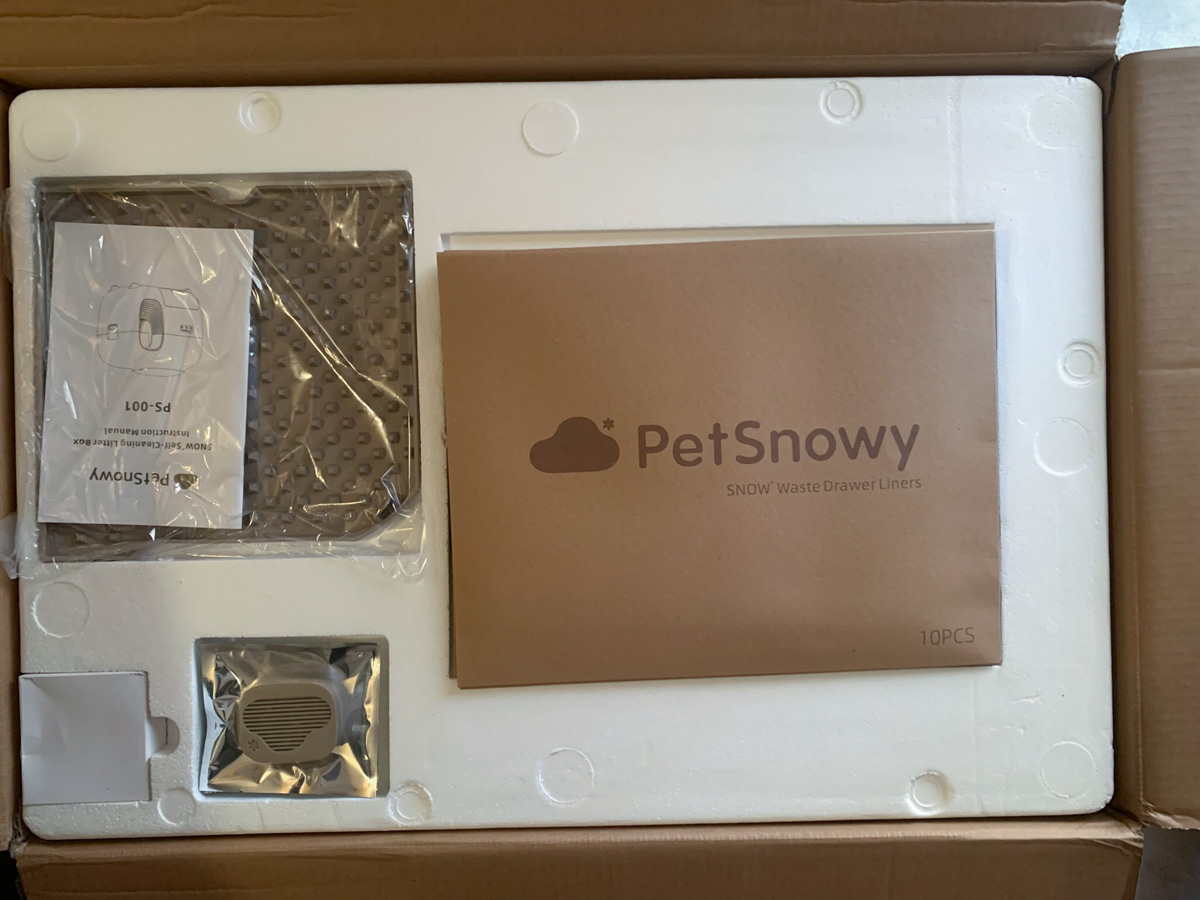 SNOW Kattenbakvullingen, zelfdichtende afvalladezakken voor automatische kattenbak, 120 stuks