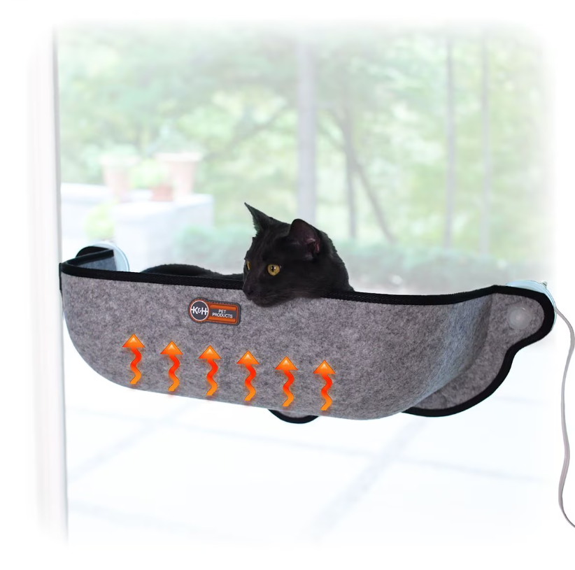 K&H Pet Products EZ Mount Thermo-Kitty Window Cat Bed