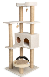 Whisker City® 60-in Playbox Cat Tree