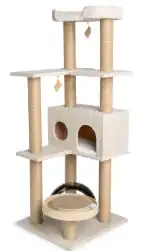Whisker City® 60-in Playbox Cat Tree