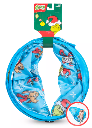 Holiday Grinch Cat Play Tunnel