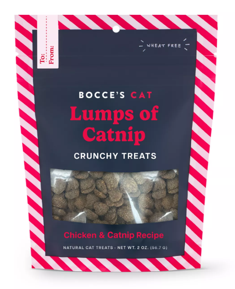 Bocce's Cat Lumps of Catnip Crunchy Treats - Chicken & Catnip