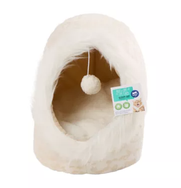 Whisker City Cheetah Burnout Cat Hut