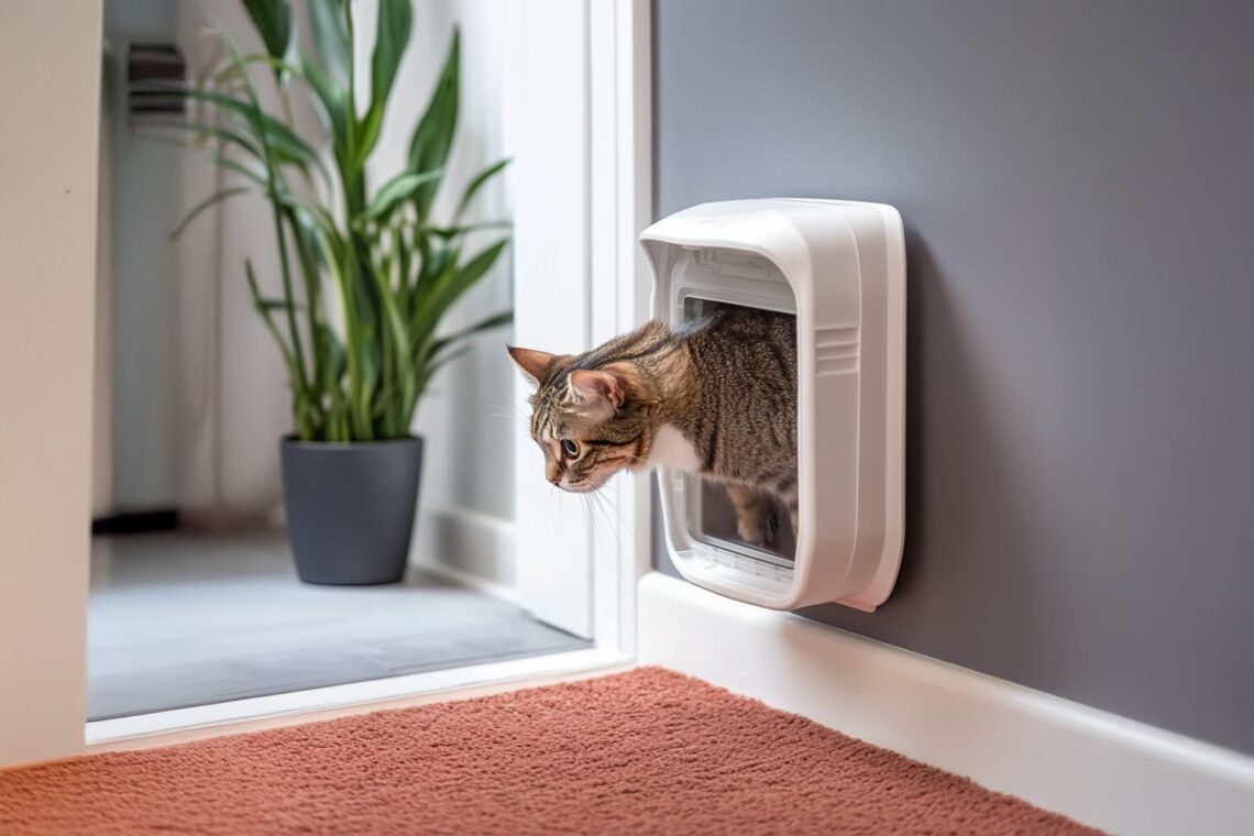 View of 5 Best Microchip Cat Doors To Keep Unwanted Visitors Out | TechnoMEOW