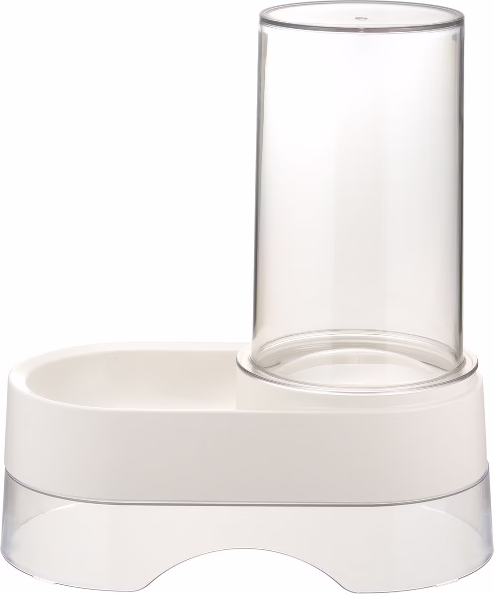 Richell Elevated Gravity Water Dispenser Cat Bowl