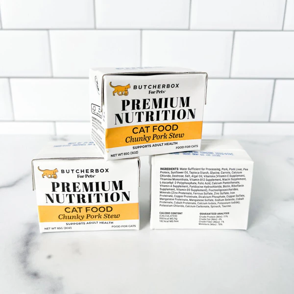 ButcherBox for Pets Premium Nutrition Cat Food Chunky Pork Stew