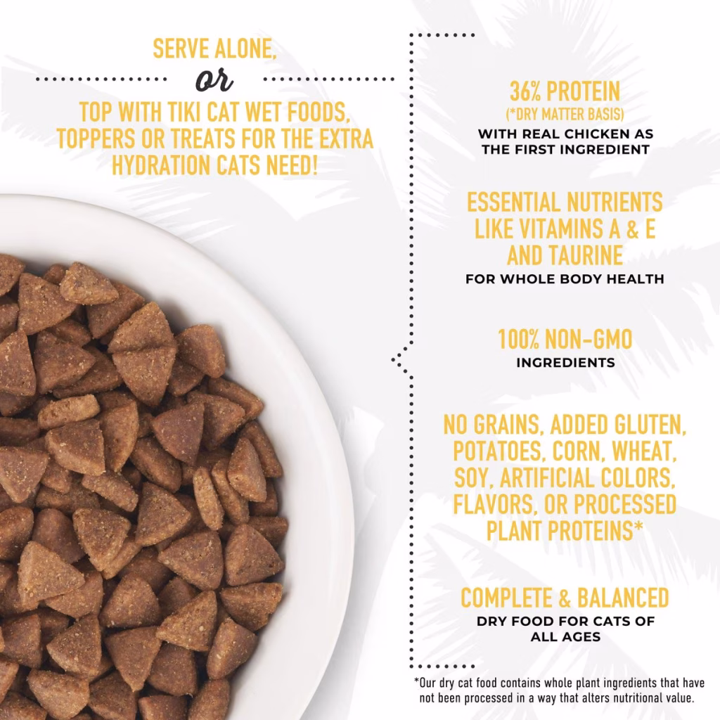 Tiki Cat Dry Cat Food for Bug-Out Bags For Cats