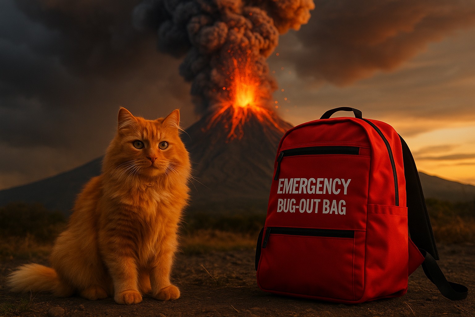 Bug-Out Bags For Cats: What Every Cat Parent Needs In a Crisis