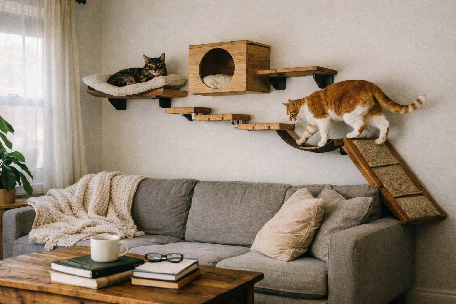 Best Cat Wall Shelves That Turn Any Wall Into a Cat Playground,