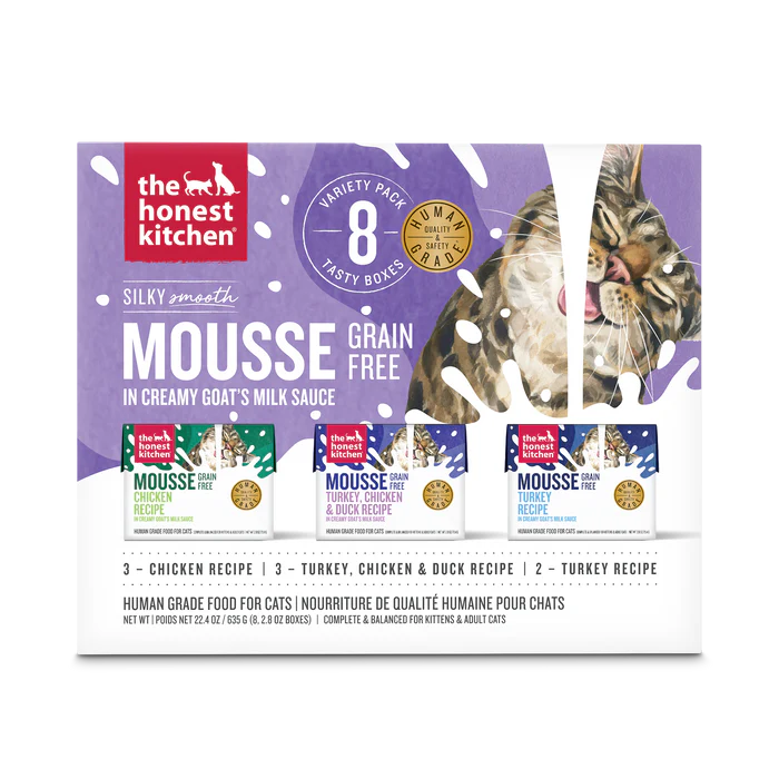 The Honest Kitchen Cat Mousse in Goat’s Milk Variety