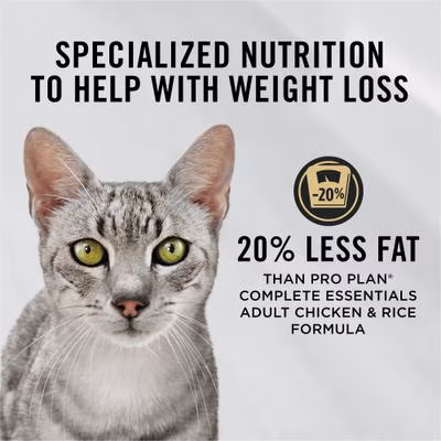 Purina Pro Plan Adult Weight Management Chicken & Rice Formula Dry Cat Food