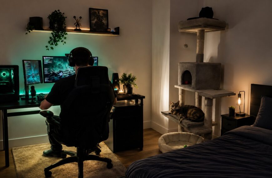 How To Keep Your Cat Happy While You’re Gaming
