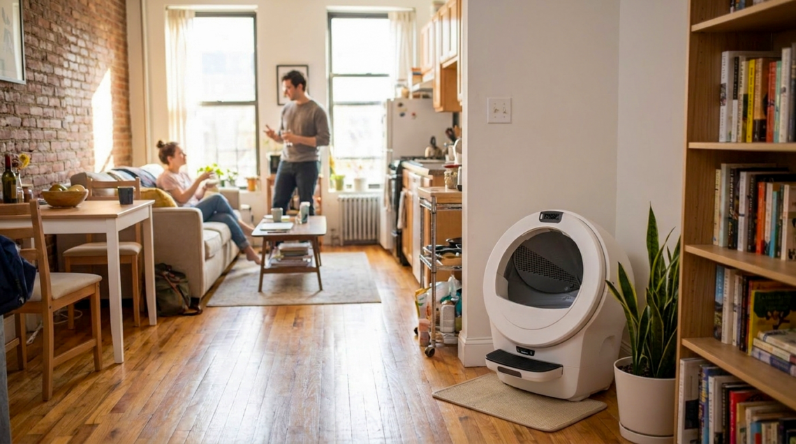 Litter Robot 5 for Small Spaces